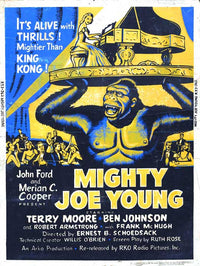 Mighty Joe Young movie poster print showcasing the gentle giant from the classic film.