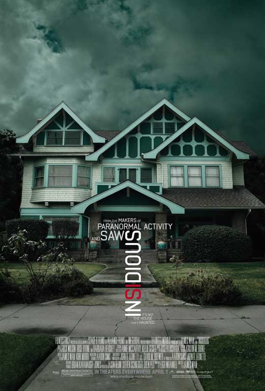 Insidious Movie Poster Print featuring chilling horror artwork.