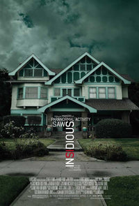 Insidious Movie Poster Print featuring chilling horror artwork.