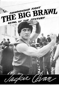The Big Brawl Movie Poster Print featuring dynamic martial arts scenes
