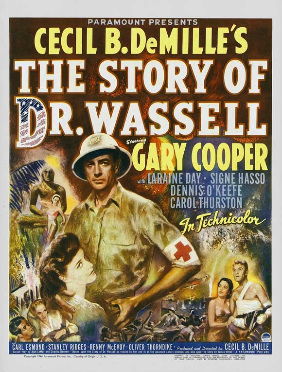Story of Dr. Wassell Movie Poster Print showcasing classic cinema artwork.