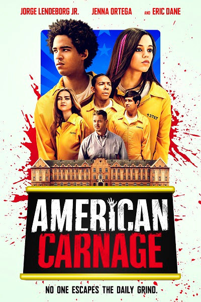 American Carnage Movie Poster Print showcasing intense cinematic artwork
