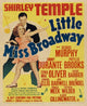 Little Miss Broadway Movie Poster Print showcasing classic Broadway charm.