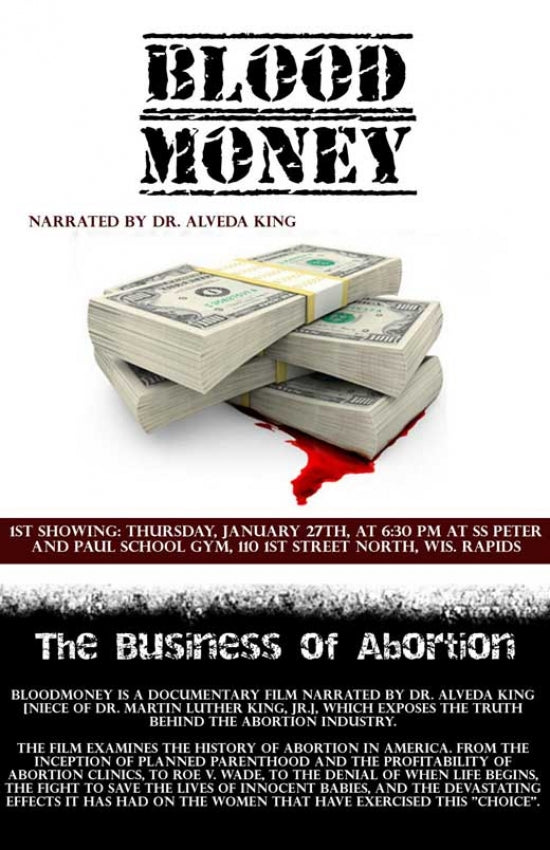 Bloodmoney Movie Poster print showcasing cinematic details