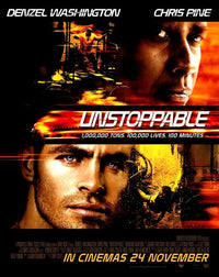 Unstoppable Movie Poster Print showcasing vibrant cinematic artwork.