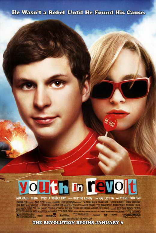 Youth in Revolt Movie Poster Print showcasing vibrant design.