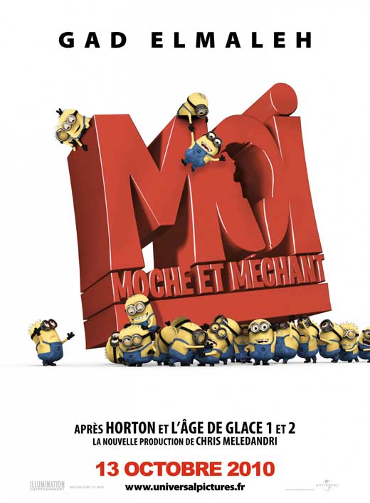Despicable Me Movie Poster Print featuring Minions