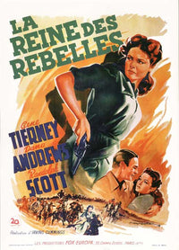 Belle Starr Movie Poster Print showcasing the iconic Bandit Queen.