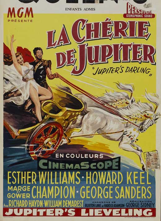 Jupiter's Darling Movie Poster Print showcasing classic film art.
