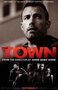The Town Movie Poster Print - 11x17 featuring crime drama theme.