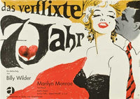 The Seven Year Itch Movie Poster Print featuring Marilyn Monroe.