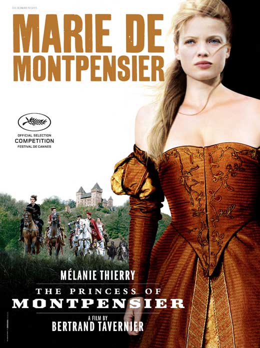 The Princess of Montpensier movie poster print showcasing historical elegance.