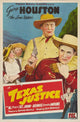 The Lone Rider in Texas Justice Movie Poster Print showcasing classic Western art.