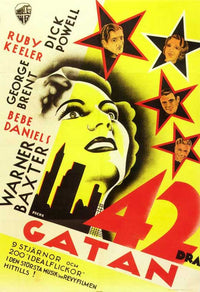 42nd Street Movie Poster Print showcasing classic film art