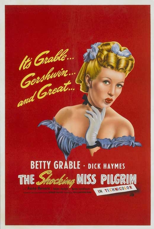 The Shocking Miss Pilgrim Movie Poster Print showcasing classic cinema art.