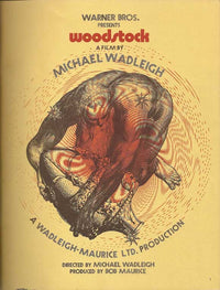 Woodstock Movie Poster Print showcasing the iconic festival atmosphere.