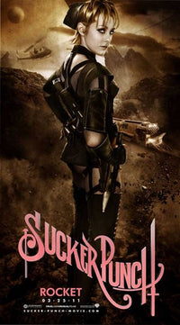 Sucker Punch movie poster print showcasing dynamic visuals.
