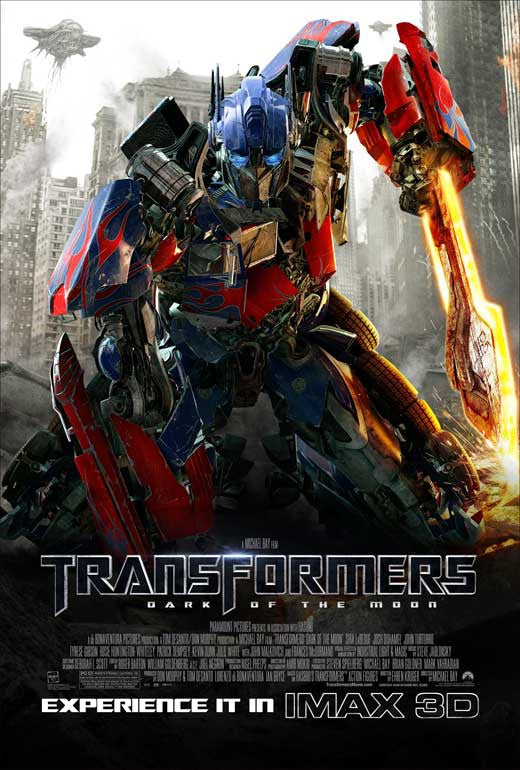 Transformers: Dark of the Moon Movie Poster Print 11x17