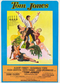 Tom Jones Movie Poster Print showcasing classic film art.