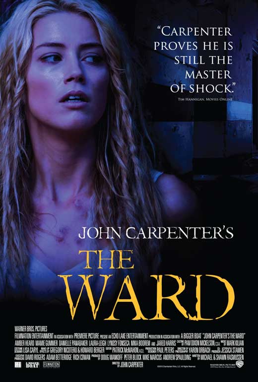 The Ward Movie Poster Print showcasing suspenseful imagery.
