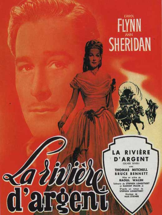 Silver River Movie Poster Print showcasing classic cinema art.