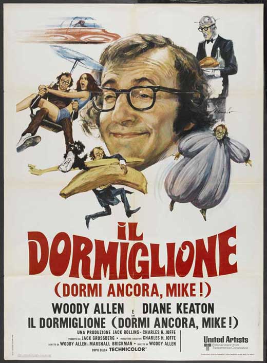 Sleeper Movie Poster Print showcasing classic cinema art.
