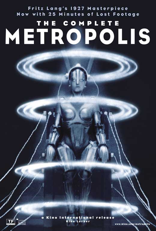 Metropolis Movie Poster Print showcasing classic film art.