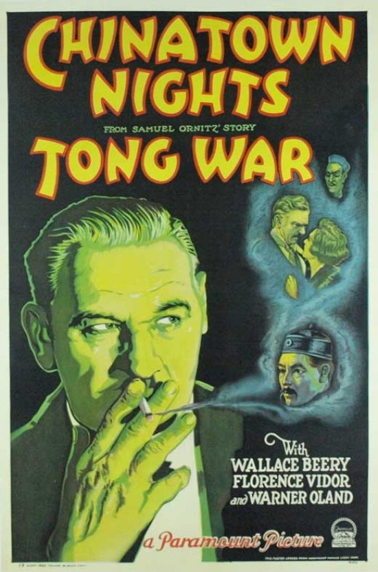 Chinatown Nights Movie Poster Print showcasing cinematic intrigue