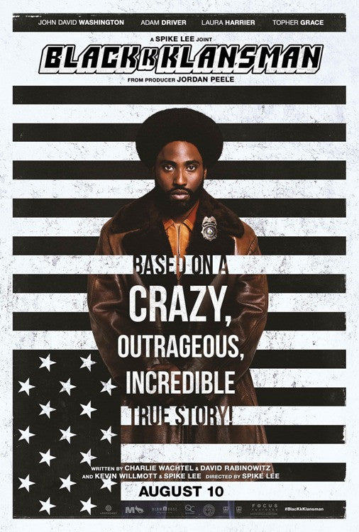 BlacKkKlansman Movie Poster Print (11x17) | Posterazzi
