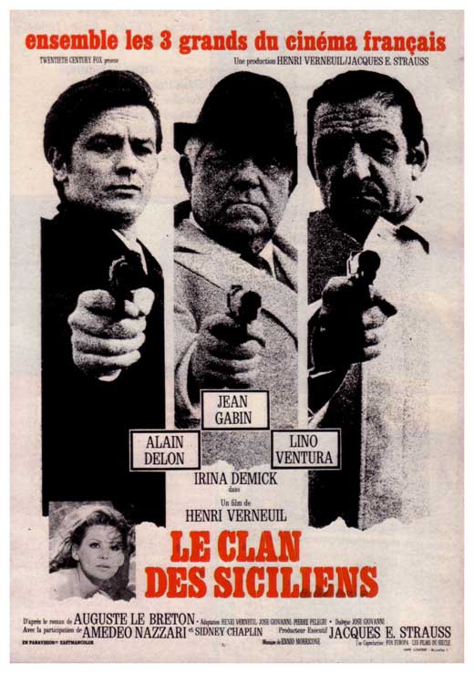 The Sicilian Clan Movie Poster Print showcasing classic film art.