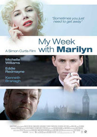 My Week with Marilyn Movie Poster Print showcasing Marilyn Monroe.