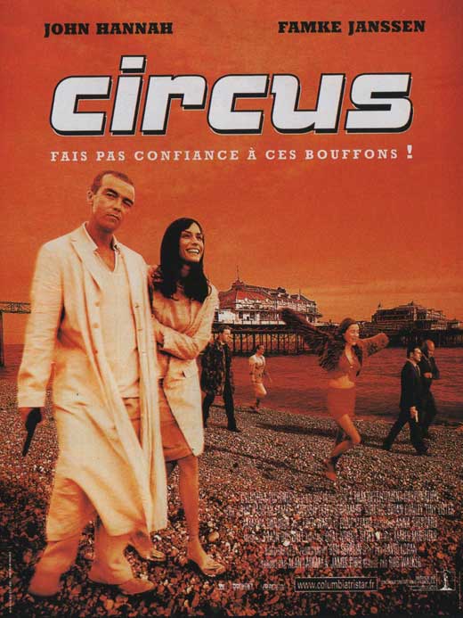 Circus Movie Poster Print featuring vibrant circus imagery.