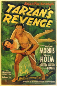 Tarzan's Revenge Movie Poster featuring classic adventure film art
