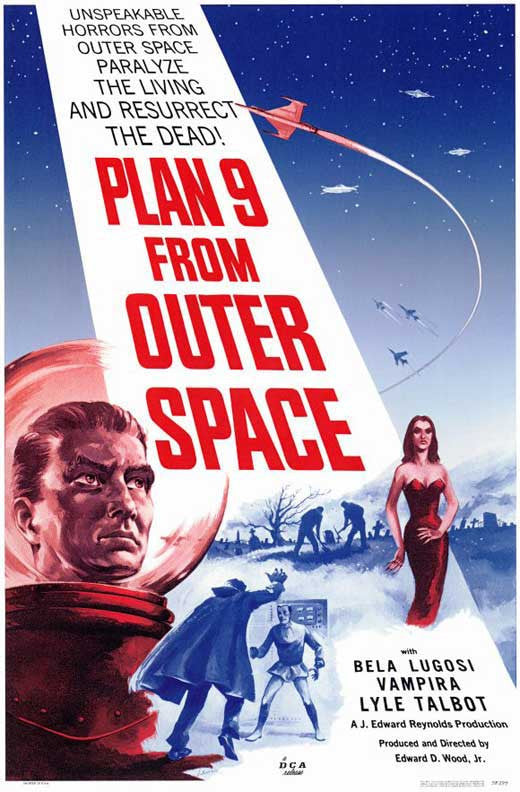 Plan 9 from Outer Space Movie Poster Print (11x17)