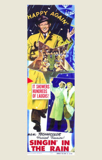 Singin' in the Rain Movie Poster Print showcasing the classic film theme.