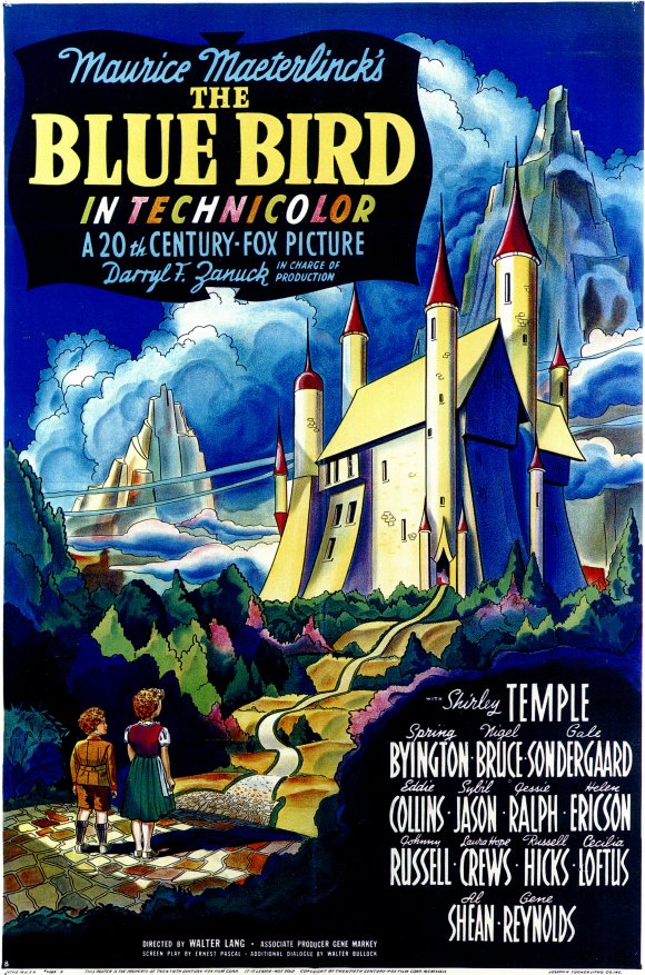 The Blue Bird Movie Poster Print showcasing vibrant colors