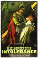 Intolerance Movie Poster Print showcasing classic film art.