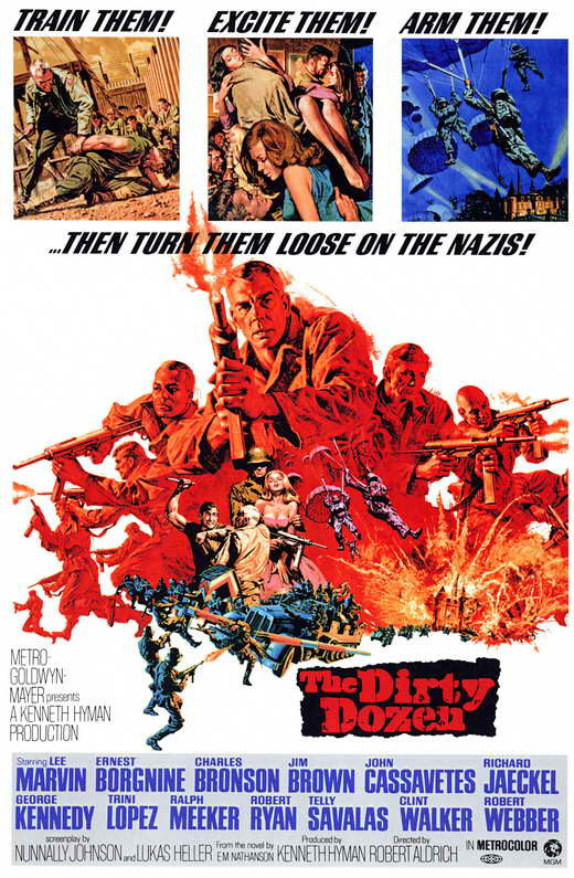 The Dirty Dozen Movie Poster Print (11x17) | Posterazzi