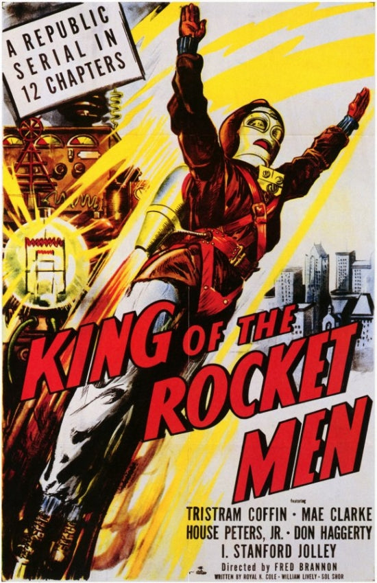 King of the Rocketmen Movie Poster showcasing classic cinema art.
