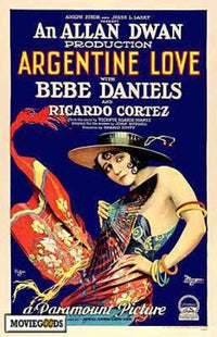Argentine Love Movie Poster Print showcasing romantic design.