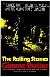 Gimme Shelter Rolling Stones Movie Poster Print 11x17