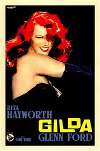 Gilda Movie Poster Print showcasing classic film art.