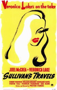 Sullivan's Travels Movie Poster Print showcasing classic film art.