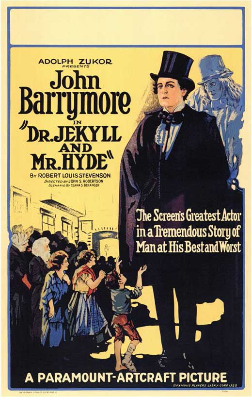 Dr. Jekyll and Mr. Hyde Movie Poster Print (11x17)