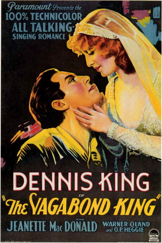 The Vagabond King Movie Poster Print showcasing classic film art.