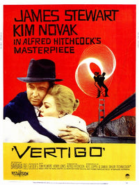Vertigo Movie Poster Print - Classic Alfred Hitchcock Film