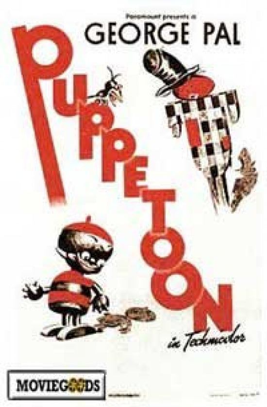 Puppetoon Movie Poster Print showcasing classic animation style.