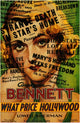 What Price Hollywood Movie Poster Print featuring cinematic artwork.