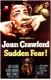 Sudden Fear Movie Poster Print - 11x17 Wall Art