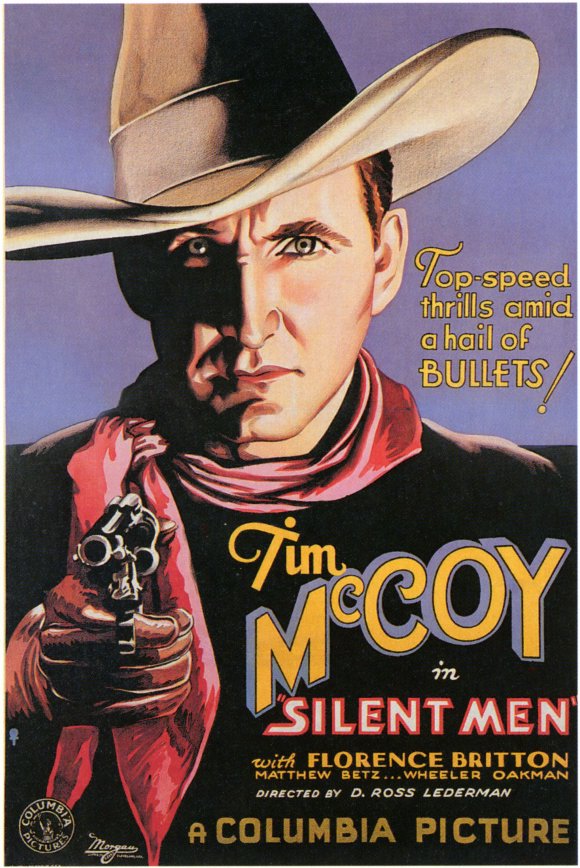 Silent Men Movie Poster Print featuring captivating cinematic artwork.